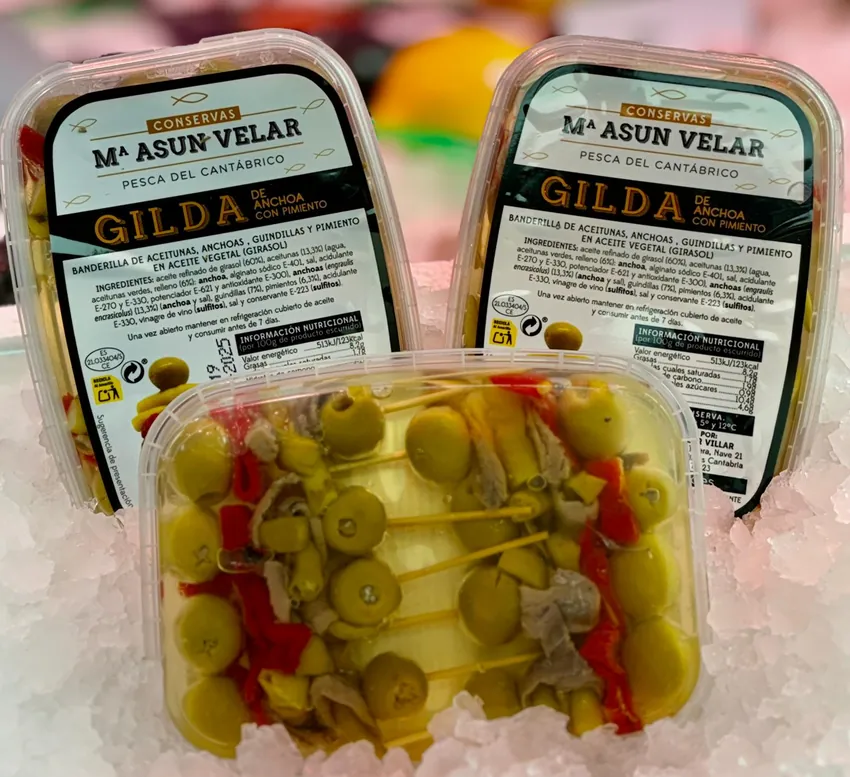 Gilda de anchoa con pimiento, Conservas Mª Asun Velar